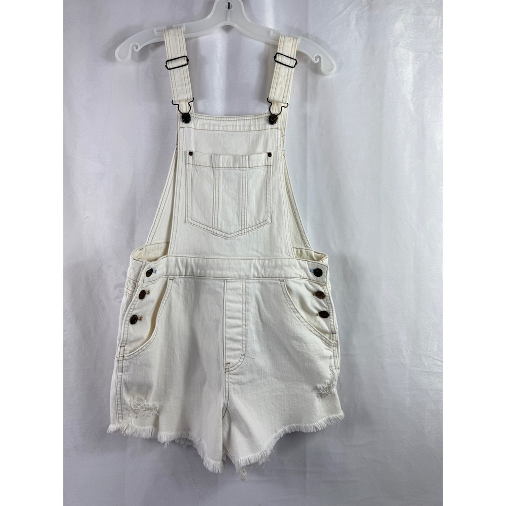 Anthropologie Pilcro Womens  Denim Overalls Cutoffs
